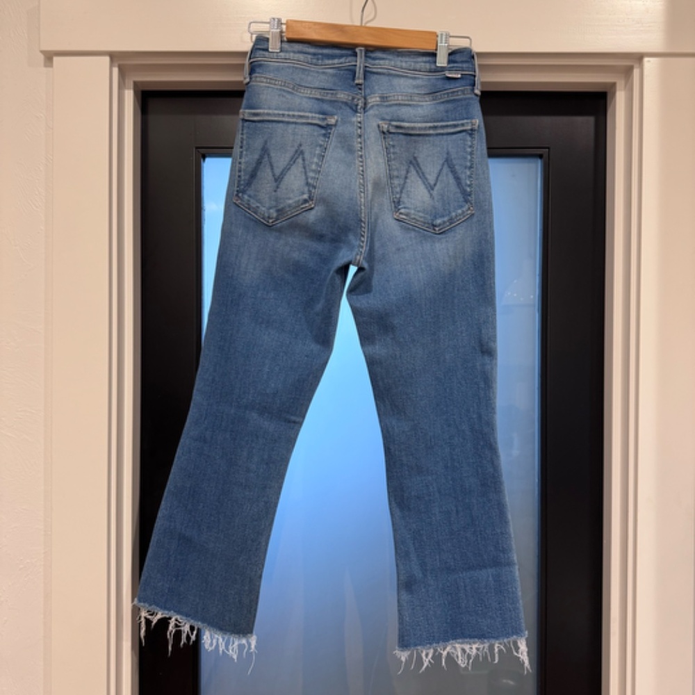 MOTHER Tripper Ankle Fray Jeans in Layover EUC